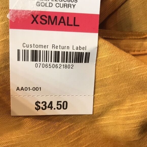 Style & Co Chiffon-Hem Top women’s size XS - Picture 4 of 5